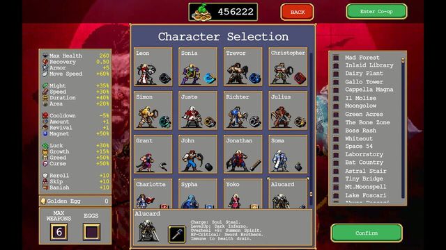 Vampire Survivors: Ode to Castlevania 4